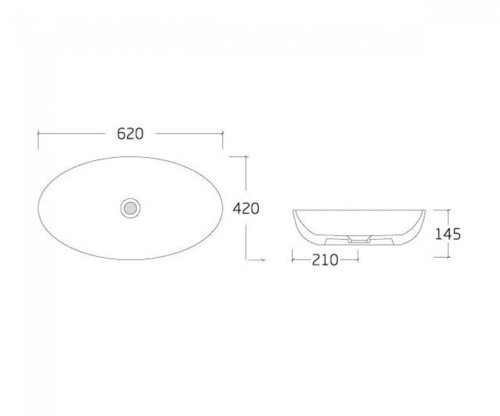 Умывальник Volle 13-01-636