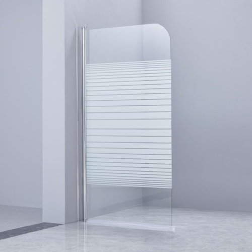 Штора на ванну Lidz Brama SS80x150L.CRM.L Linie (LBSS80150LCRML)