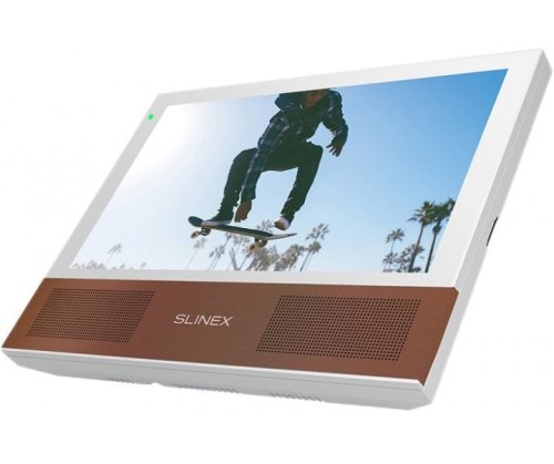 Комплект видеодомофона Slinex Sonik 7 White + Панель Slinex ML-20HD Silver Black