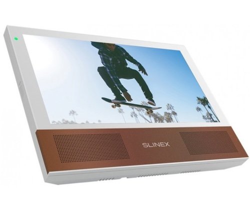 Комплект видеодомофона Slinex Sonik 7 White + Панель Slinex ML-20HD Silver Black