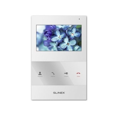 Комплект видеодомофона Slinex SQ-04 White + Панель ML-16HD Grey Antiq
