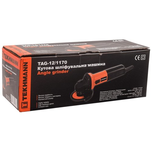 Болгарка Tekhmann TAG-12/1170