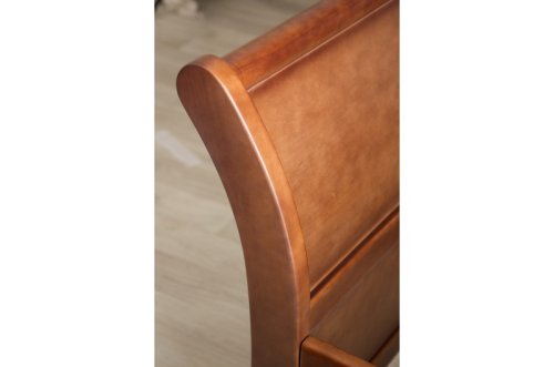 Ліжко односпальне МІКС-меблі Адріатика 80x190 каштан