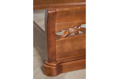 Кровать двуспальная МИКС-мебель Шопен 160x200 яблоня