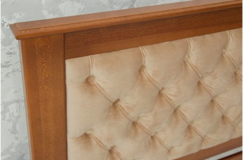 Ліжко двоспальне МІКС-меблі Арізона 160x200 горіх / Беатрис 03