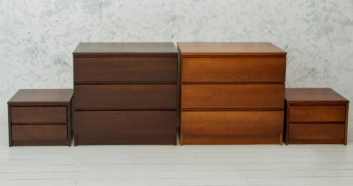 Тумба МИКС-мебель Техас темный орех