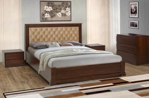 Тумба МИКС-мебель Техас темный орех