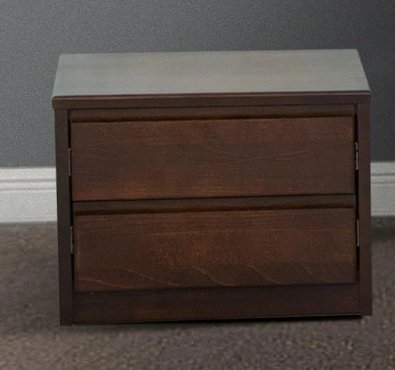 Тумба МИКС-мебель Техас темный орех