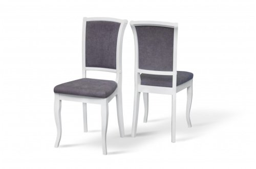 Стул МИКС-мебель Марио белый/Alyaska 05 Shark