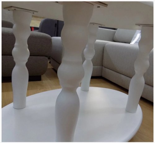 Стіл журнальний МІКС-меблі Прадо білий