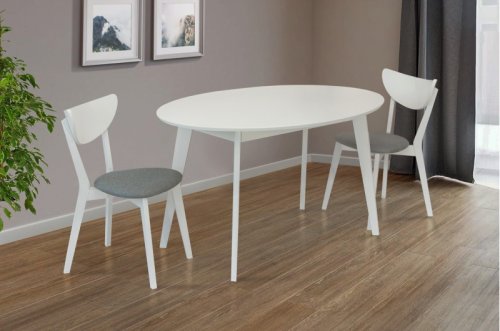 Стол обеденный МИКС-мебель Космо белый