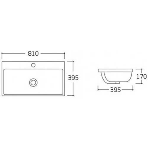 Умывальник Volle 13-01-803