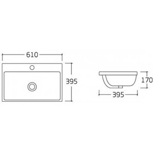 Умывальник Volle 13-01-603