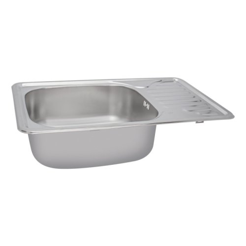 Кухонна мийка Lidz 6642 Satin 0,8 мм (LIDZ664208SAT)