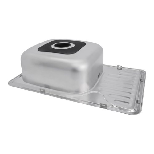 Кухонна мийка Lidz 6642 Satin 0,8 мм (LIDZ664208SAT)