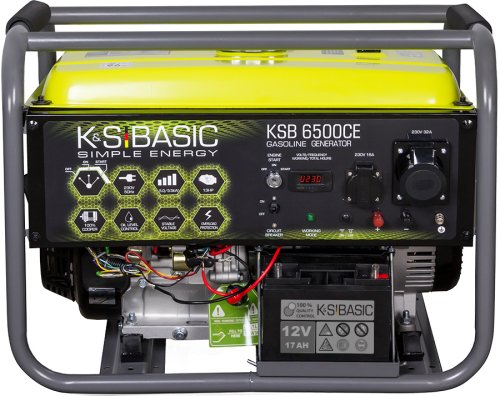 Бензиновый генератор Konner&Sohnen Basic KSB 6500CE