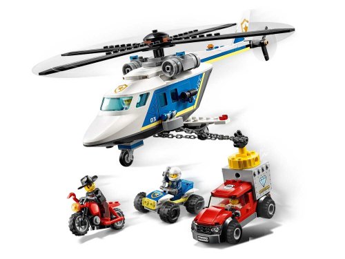 Конструктор LEGO City Погоня на полицейском вертолете 60243