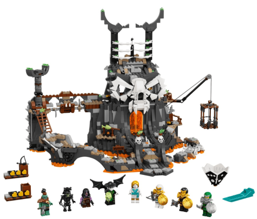 Конструктор LEGO Ninjago Подземелье колдуна-скелета 71722
