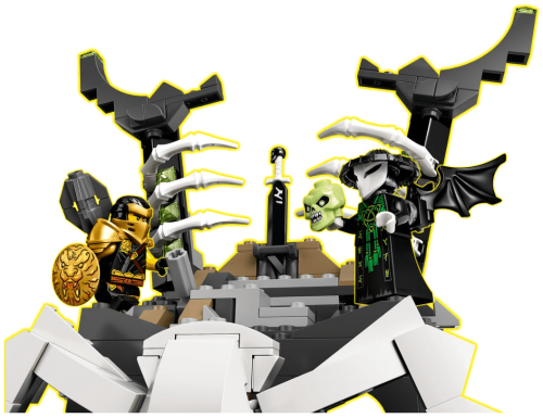 Конструктор LEGO Ninjago Подземелье колдуна-скелета 71722