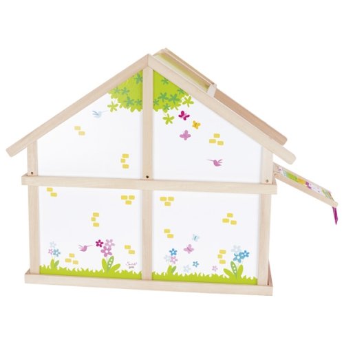 Ляльковий будиночок Goki 2 поверху з внутрішнім двориком Susibelle 51588G