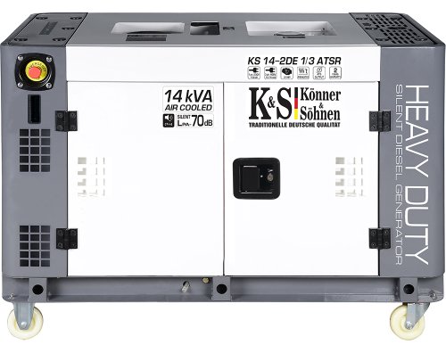 Дизельный генератор Konner&Sohnen KS 14-2DE 1/3 ATSR