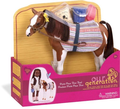 Игровая фигура Our Generation Жеребенок породы Пинто Пасo 26см BD38019Z