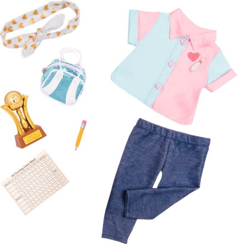 Кукла Our Generation Deluxe Эверли с книгой 46см BD31165AZ