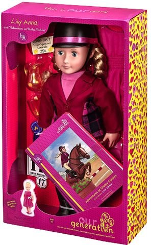 Кукла Our Generation Deluxe Лилия Анна с книгой 46см BD31009ATZ