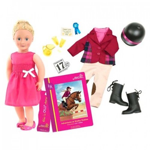 Кукла Our Generation Deluxe Лилия Анна с книгой 46см BD31009ATZ