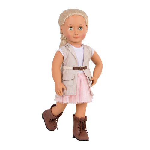 Кукла Our Generation Deluxe Найа - любительница сафари с книгой 46см BD31164ATZ