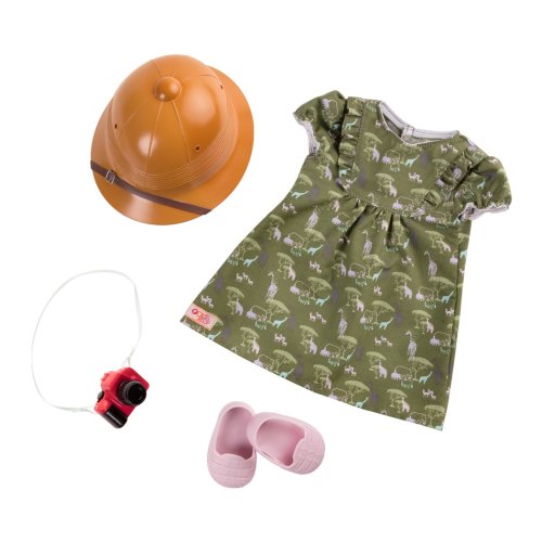 Кукла Our Generation Deluxe Найа - любительница сафари с книгой 46см BD31164ATZ