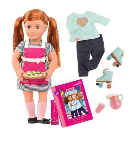 Кукла Our Generation Deluxe Ноа готовит обед с книгой 46см BD31092ATZ