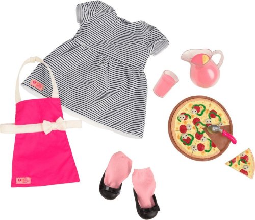 Кукла Our Generation Deluxe Ноа готовит обед с книгой 46см BD31092ATZ