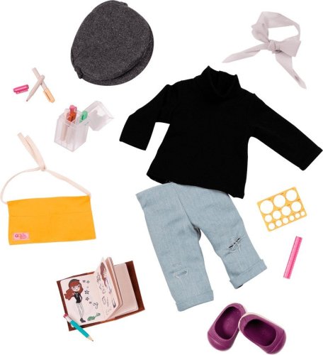 Кукла Our Generation Deluxe Сабина с книгой 46см BD31114ATZ