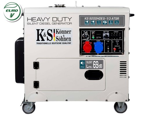 Дизельный генератор Konner&Sohnen KS 9200 HDES-1/3 ATSR