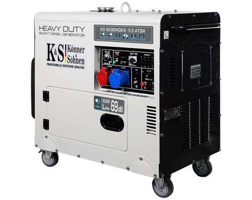 Дизельный генератор Konner&Sohnen KS 9200 HDES-1/3 ATSR