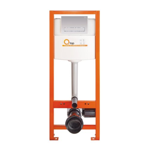 Набор Qtap инсталляция Nest QTNESTM425M08CRM + унитаз с сиденьем Swan QT16335178W (M425M08CRMQT16335178W)