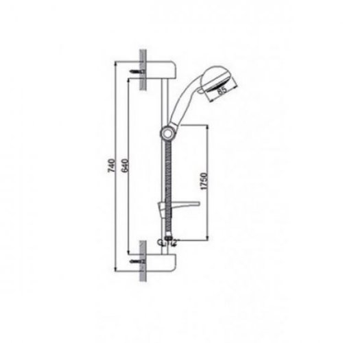Душевой набор NEWARC Ufo 430491