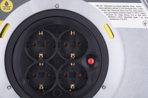 Удлинитель на катушке 2E 2E-U04REM25M