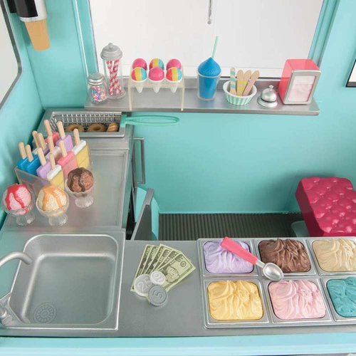 Транспорт для кукол Our Generation Фургон с мороженым и аксессуарами BD37252Z