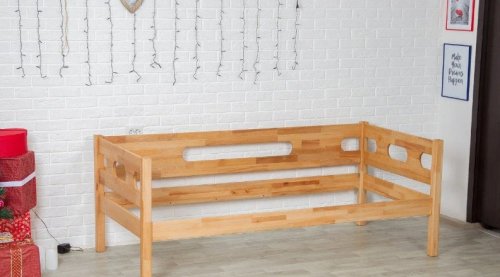 Кровать односпальная МИКС-мебель Сьюзи 90x200 масло натуральное