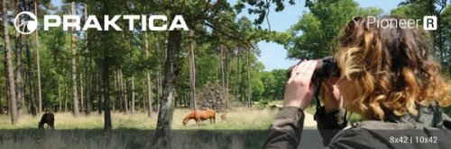 Бинокль Praktica Pioneer R 10x42 WP Umber