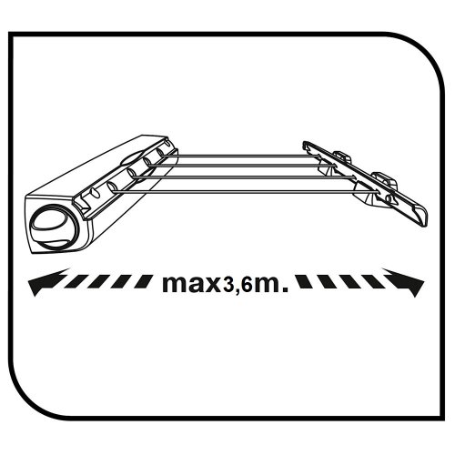 Сушилка для белья настенная Gimi Rotor 6 21 м