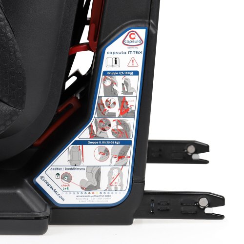 Автокресло Capsula MT6Х Pantera Black