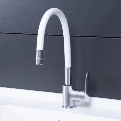 Смеситель для кухни с рефлекторным изливом Qtap Linea CRW 007F (QTLINCRW007F)