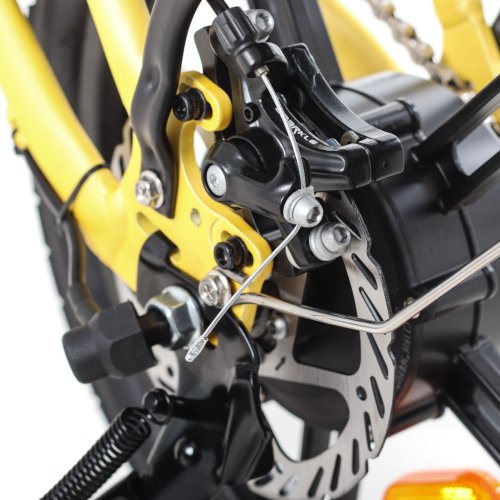 Электровелосипед складной Maxxter Urban Plus Yellow-Black