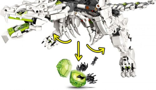 Конструктор LEGO Ninjago Дракон чародея-скелета 71721