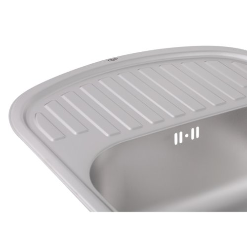 Кухонная мойка Qtap 6349 Satin 0,8 мм (QT6349SAT08)