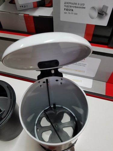 Ведро для мусора с педалью VOLLE 14-03-53W