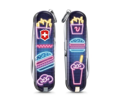 Складной нож Victorinox Classic LE Burger Bar 0.6223.L1906